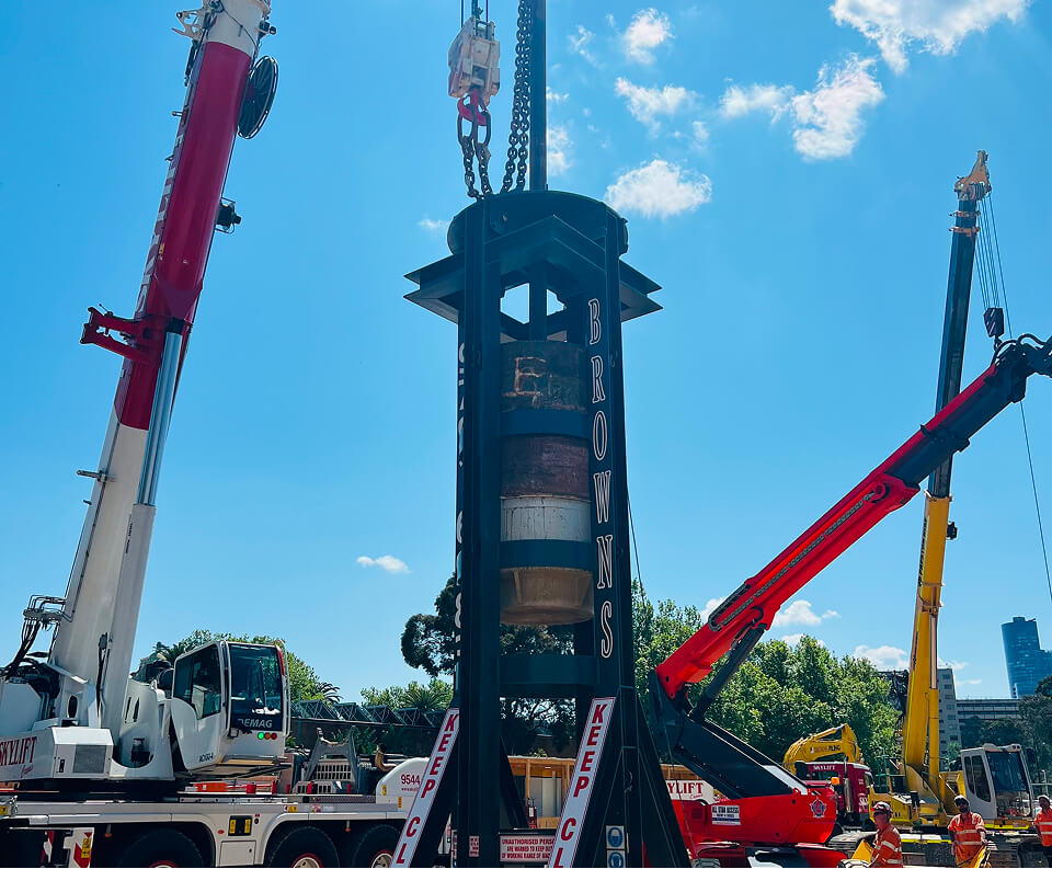 A photo of construction equipment